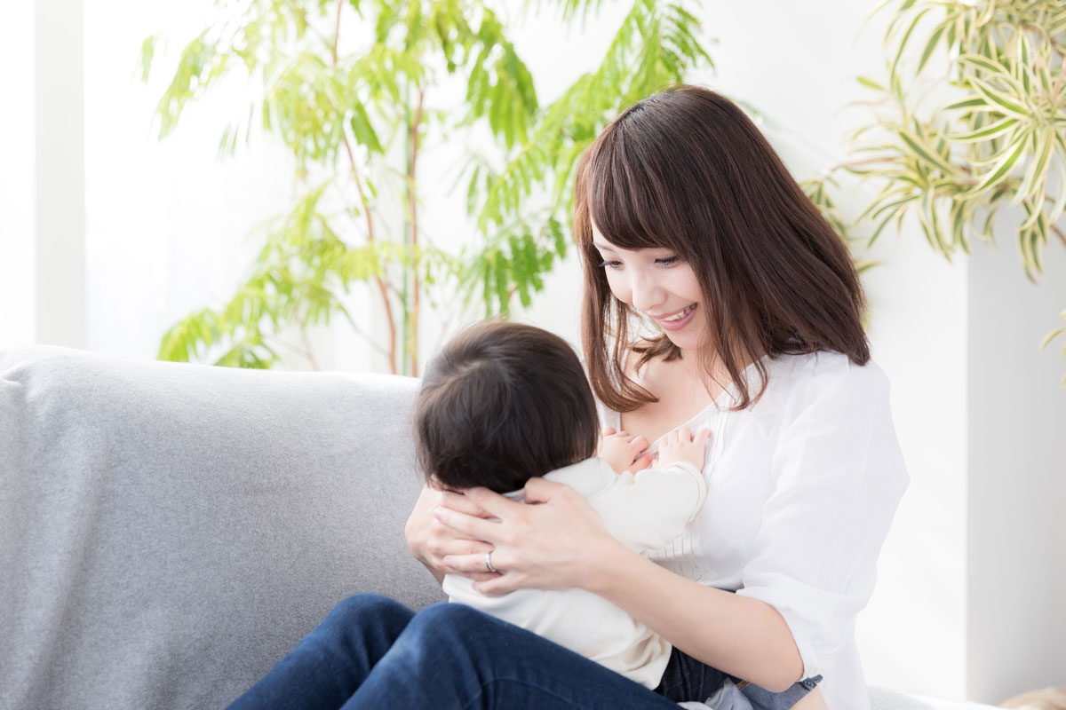 子供の安全を考えた座面の低いソファー