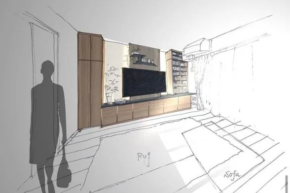 長野県松本市の+VITA（プラスヴィータ）の造作家具 壁面収納提案